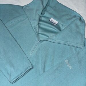 Columbia Half Zip Fleece Sweater Womens M Outdoor Base Layer‎ Thermal Glacial IV